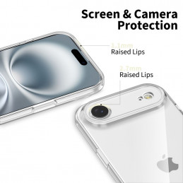 „Tech-Protect FlexAir“ dėklas, skirtas „iPhone 17 Air“ – skaidrus