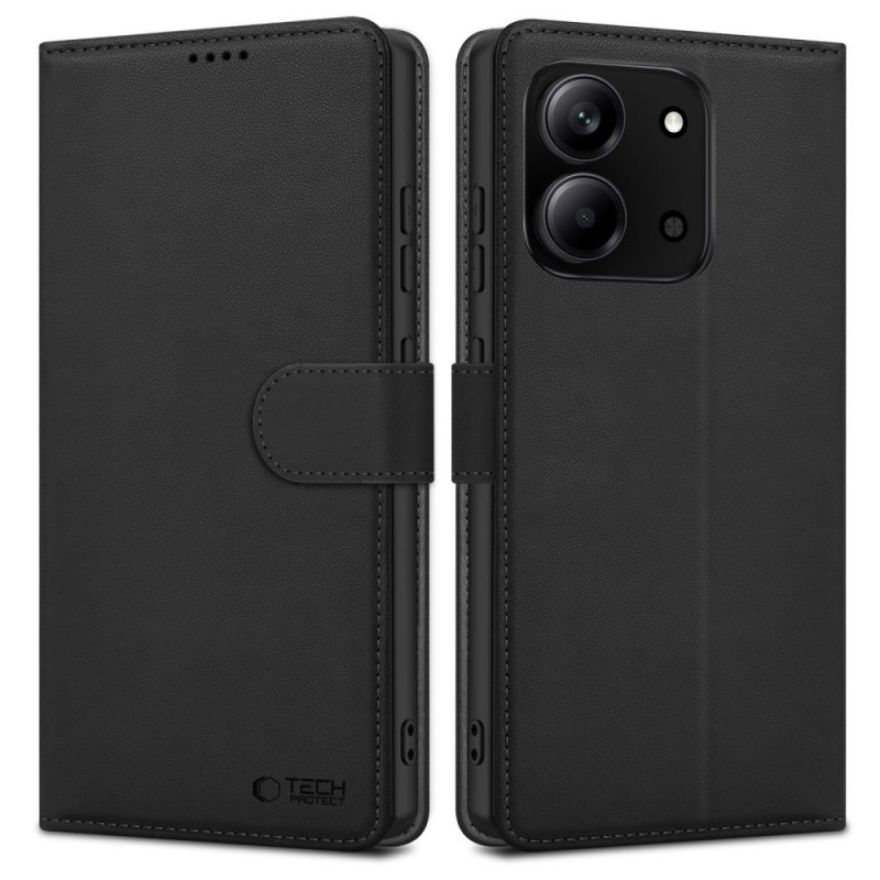 „Tech-Protect“ piniginės dėklas, skirtas „Xiaomi Redmi 15C“ – juodas