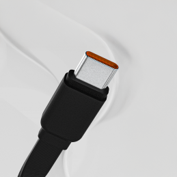 „Dudao K32“ 22,5 W 10000 mAh išorinė baterija su integruotu USB-C / „Lightning“ laidu – juoda