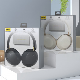„Dudao X22 Max“ belaidės „Bluetooth“ ausinės su ANC – smėlio spalvos