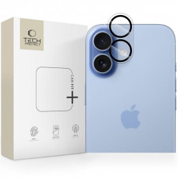 „Tech-Protect Cam Fit+“ kameros dėklas, skirtas „iPhone 17“ – skaidrus