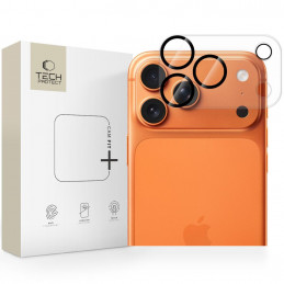 „Tech-Protect Cam Fit+“ kameros dėklas, skirtas „iPhone 17 Pro Max“ – skaidrus