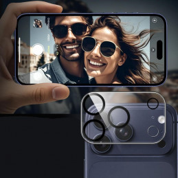 „Tech-Protect Cam Fit+“ kameros dėklas, skirtas „iPhone 17 Pro Max“ – skaidrus