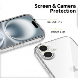 „Tech-Protect FlexAir“ dėklas, skirtas „iPhone 17“ – skaidrus