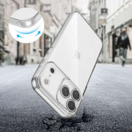 „Tech-Protect FlexAir“ dėklas, skirtas „iPhone 17 Pro“ – skaidrus