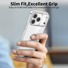 „Tech-Protect FlexAir“ dėklas, skirtas „iPhone 17 Pro“ – skaidrus
