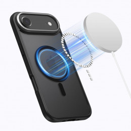„Tech-Protect MagEdge MagSafe“ dėklas, skirtas „iPhone 17 Air“ – matinės juodos spalvos