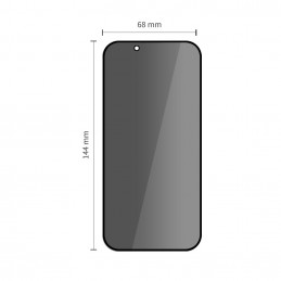 „Tech-Protect Quick Set Spy+“ privatumo stiklų, skirtų „iPhone 13 / 13 Pro / 14 / 16e“, 2 vnt. pakuotėje