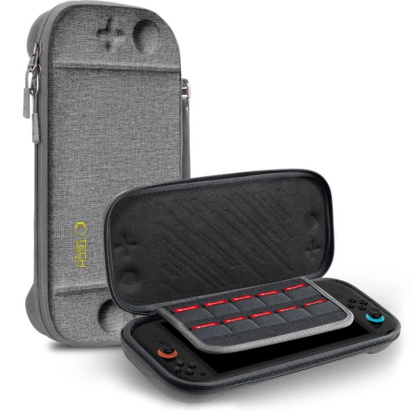 „Tech-Protect Slim“ dėklas, skirtas „Nintendo Switch 2“ – pilkas
