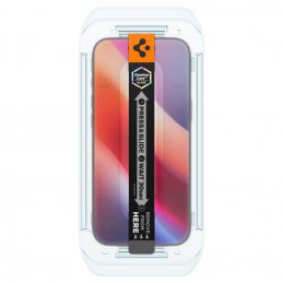 „Spigen Glas.TR EZ Fit“ 2 grūdinto stiklo pakuotė, skirta „iPhone 17 Air“ – skaidri.