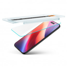 „Spigen Glas.TR EZ Fit“ 2 grūdinto stiklo pakuotė, skirta „iPhone 17 Air“ – skaidri.