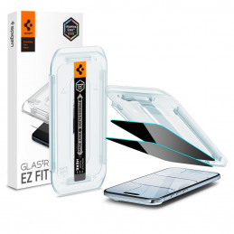 „Spigen Glas.TR EZ Fit“ 2 vnt. „iPhone 17 Air“ apsauginių stiklų
