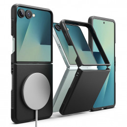 „Ringke Onyx“ magnetinis „MagSafe“ dėklas, skirtas „Samsung Galaxy Z Flip 7“ – juodas