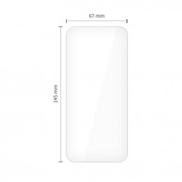 „Tech-Protect Easy Set+“ 3 grūdinto stiklo pakuotė, skirta „iPhone 17“ – skaidri