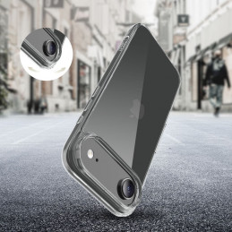 „Tech-Protect FlexAir“ hibridinis dėklas, skirtas „iPhone 17 Air“ – skaidrus