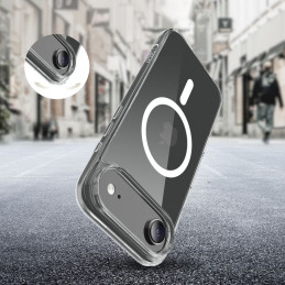 „Tech-Protect FlexAir Hybrid MagSafe“ dėklas, skirtas „iPhone 17 Air“ – skaidrus