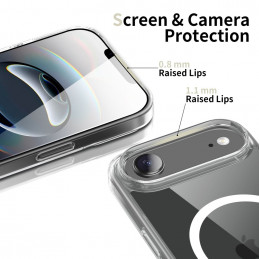 „Tech-Protect FlexAir Hybrid MagSafe“ dėklas, skirtas „iPhone 17 Air“ – skaidrus