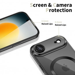 „Tech-Protect MagFlex MagSafe“ dėklas, skirtas „iPhone 17 Air“ – skaidriai juodas