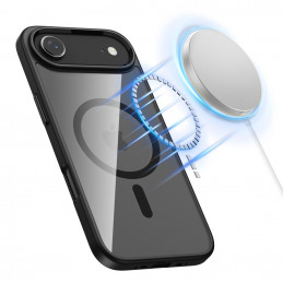 „Tech-Protect MagFlex MagSafe“ dėklas, skirtas „iPhone 17 Air“ – skaidriai juodas
