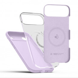 „Tech-Protect“ silikoninis „MagSafe“ dėklas, skirtas „iPhone 17 Air“ – violetinis