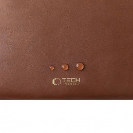 „Tech-Protect“ flisinis nešiojamojo kompiuterio krepšys 13–14 – rudas
