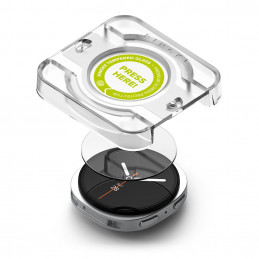 „Ringke“ grūdinto stiklo „Pro“ 2 vnt. pakuotė, skirta „Samsung Galaxy Watch 8 40 mm“ – skaidrus