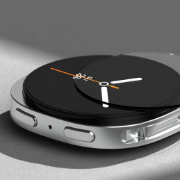 „Ringke“ grūdinto stiklo „Pro“ 2 vnt. pakuotė, skirta „Samsung Galaxy Watch 8 40 mm“ – skaidrus