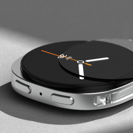 „Ringke“ grūdinto stiklo „Pro“ 2 vnt. pakuotė, skirta „Samsung Galaxy Watch 8“ 44 mm laikrodžiui – skaidrus