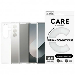 „CARE by PanzerGlass“ flagmaninis „Urban Combat“ dėklas, skirtas „Samsung Galaxy Z Fold 7“ – skaidrus