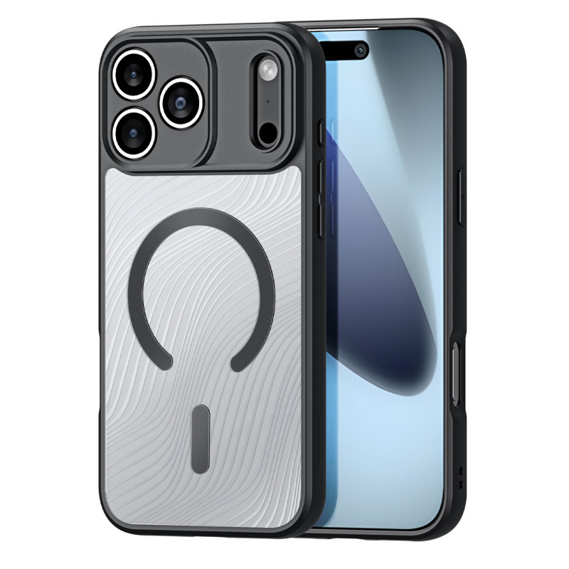 „Dux Ducis AIMO Mag“ dėklas, skirtas „iPhone 17 Pro“, suderinamas su „MagSafe“ – juodas