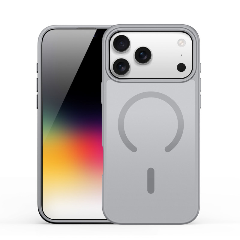 „Dux Ducis Yind“ „iPhone 17 Pro“ dėklas, suderinamas su „MagSafe“ – pilkas