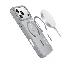 „Dux Ducis Yind“ „iPhone 17 Pro“ dėklas, suderinamas su „MagSafe“ – pilkas