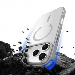„Dux Ducis Yind“ „iPhone 17 Pro“ dėklas, suderinamas su „MagSafe“ – pilkas