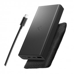 „Spigen EA3020“ 20000mAh 30W išorinė baterija – juoda