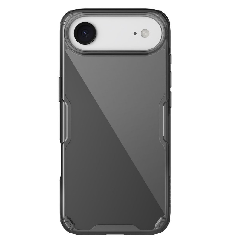 „Nillkin Nature TPU Pro“ dėklas, skirtas „iPhone 17 Air“ – permatomas juodas