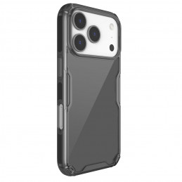 „Nillkin Nature TPU Pro“ dėklas, skirtas „iPhone 17 Pro“ – permatomas juodas
