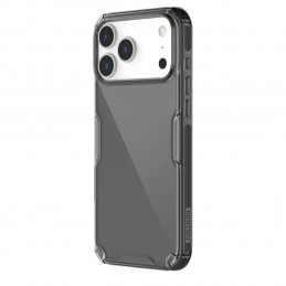 „Nillkin Nature TPU Pro“ dėklas, skirtas „iPhone 17 Pro Max“ – permatomas juodas