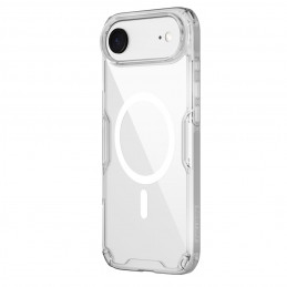 „Nillkin Nature TPU Pro“ magnetinis dėklas, suderinamas su „MagSafe“, skirtas „iPhone 17 Air“ – skaidrus