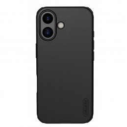 „Nillkin Super Frosted Shield Pro“ magnetinis dėklas, suderinamas su „MagSafe“, skirtas „iPhone 17“ – juodas