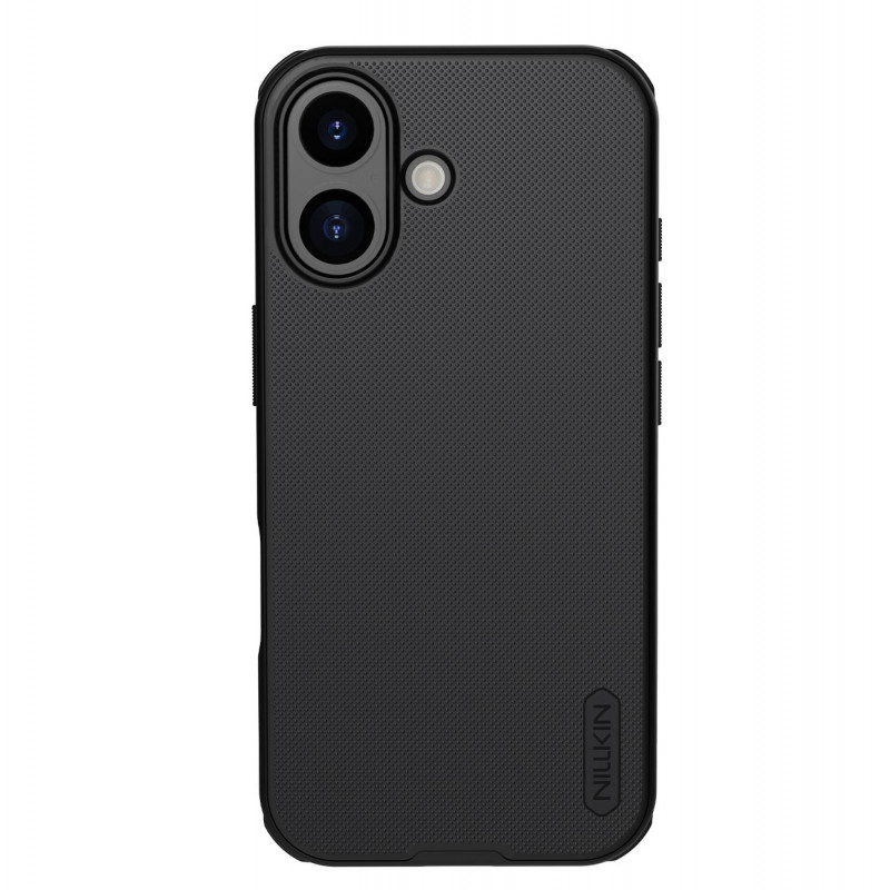 „Nillkin Super Frosted Shield Pro“ magnetinis dėklas, suderinamas su „MagSafe“, skirtas „iPhone 17“ – juodas