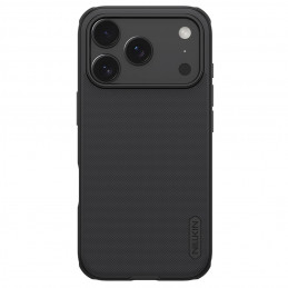 „Nillkin Super Frosted Shield Pro“ magnetinis dėklas, suderinamas su „MagSafe“, skirtas „iPhone 17 Pro Max“ – juodas
