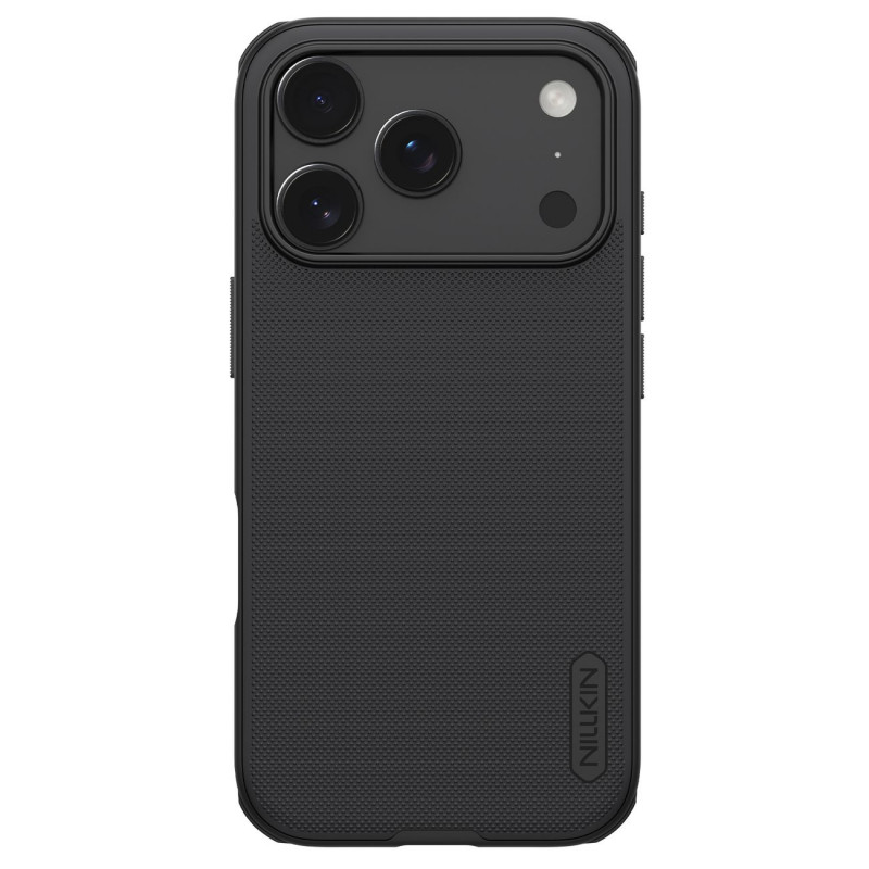 „Nillkin Super Frosted Shield Pro“ magnetinis dėklas, suderinamas su „MagSafe“, skirtas „iPhone 17 Pro Max“ – juodas