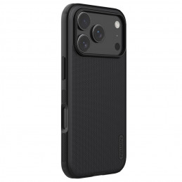 „Nillkin Super Frosted Shield Pro“ magnetinis dėklas, suderinamas su „MagSafe“, skirtas „iPhone 17 Pro Max“ – juodas