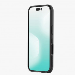„Nillkin Super Frosted Shield Pro“ magnetinis dėklas, suderinamas su „MagSafe“, skirtas „iPhone 17“ – permatomas juodas