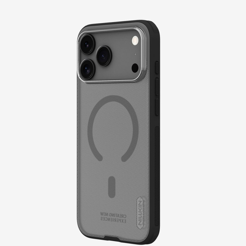 „Nillkin Super Frosted Shield Pro“ magnetinis dėklas, suderinamas su „MagSafe“, skirtas „iPhone 17 Pro Max“ – permatomas...