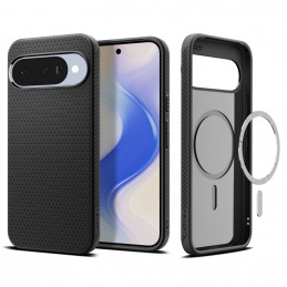 „Spigen Liquid Air MagSafe“ dėklas, skirtas „Google Pixel 10 / 10 Pro“ – matinės juodos spalvos