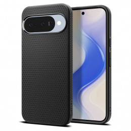 „Spigen Liquid Air MagSafe“ dėklas, skirtas „Google Pixel 10 / 10 Pro“ – matinės juodos spalvos