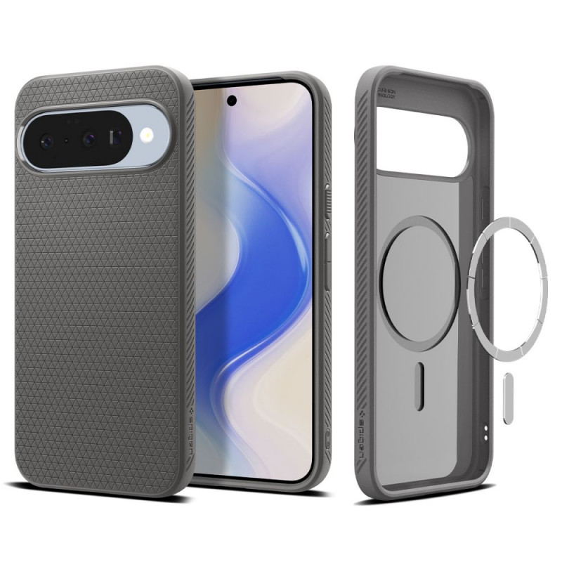 „Spigen Liquid Air MagSafe“ dėklas, skirtas „Google Pixel 10 / 10 Pro“ – pilkas