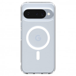 „Spigen Ultra Hybrid Mag MagSafe“ dėklas, skirtas „Google Pixel 10 / 10 Pro“ – skaidrus ir baltas