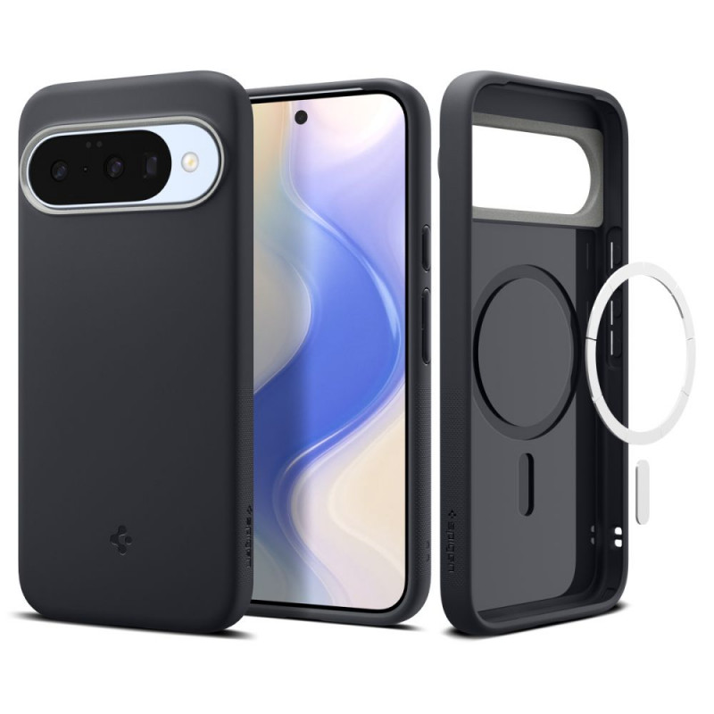 „Spigen Nano Pop Mag MagSafe“ dėklas, skirtas „Google Pixel 10 / 10 Pro“ – juodas